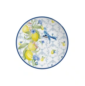 Jogo 06 Pratos de Sobremesa Sicilia Alleanza Ceramica