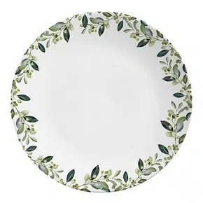 Jogo 06 Pratos Rasos Coup Oliveira Alleanza Ceramica 29cm