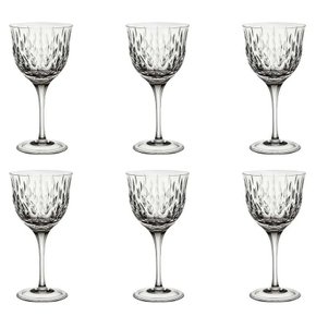 Jogo 06 Taças de Cristal para Vinho Tinto Strauss 370 ml