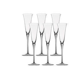 Jogo 06 Taças Para Champagne de Cristal Strauss 150ml