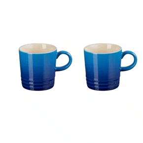 Jogo 2 Canecas Espresso 100ml Le Creuset Azure Blue
