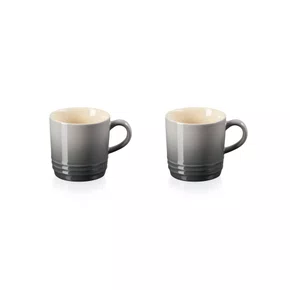 Jogo 2 Canecas Espresso 100ml Le Creuset Flint