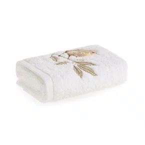 Jogo 2 Peças De Lavabo Bordado Savello Trussardi 30 x 50 cm