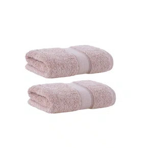 Jogo 2 Peças Toalha de Rosto America Fio Egípcio Buddemeyer Luxus Rosa