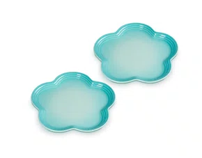 Jogo 2 Pratos Flor Le Creuset Cool Mint 23 cm