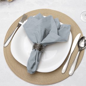 Jogo 4 Guardanapos Algodão 200 Fios Kacyumara Verde Benit