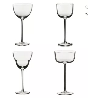 Jogo 4 Taças de Cristal para Coquetel Sortido Strauss com Gift Box