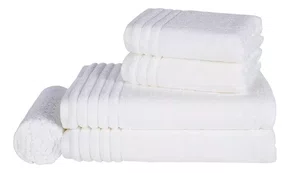 Jogo 5 Peças Banho e Rosto Imperiale Trussardi Branco