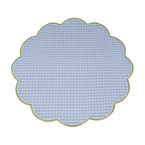 Jogo Americano 06 Peças Xadrez Dupla Face Flor de Lis