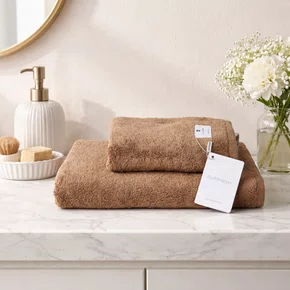 Jogo Banho e Rosto Emília Algodão Egípcio LCL Home by Buddemeyer Nocciola