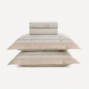 Jogo Cama Casal Amber 200 Fios Karsten Estampado 220cm x 250cm