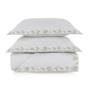 Jogo Cama Casal Zagara 300 Fios Trussardi Branco 2,20 x 2,80 cm