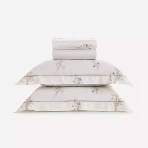 Jogo Cama Queen Arabella 300 Fios Egípcio Karsten Estampado 240cm x 2660cm