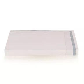 Jogo Capa de Edredom Queen Vlaverde 300 Fios Trussardi Branco e Azul 250cm x 270cm