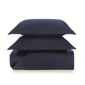 Jogo Colcha Casal Novara 300 Fios Trussardi Azul Siciliano 240cm x 280cm