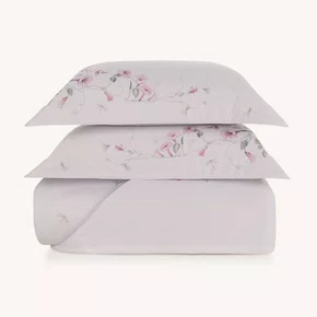 Jogo Colcha Casal Petunia 300 Fios Trussardi Estampado 240cm x 280cm