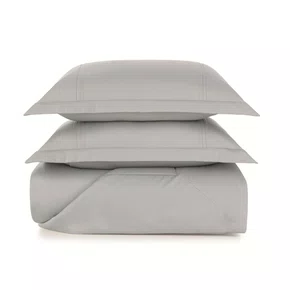 Jogo Colcha Queen Naxos 400 Fios Trussardi Platino 260cm x 280cm