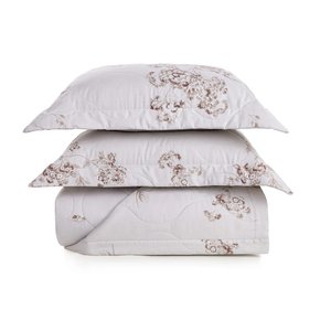 Jogo Colcha Queen Ventaglio 200 Fios Trussardi 2,40m x 2,50m