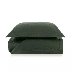 Jogo Colcha Solteiro Novara 300 Fios Trussardi Fogli 200cm x 280cm