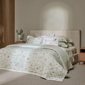 Jogo Colcha Super King Venus 200 Fios Trussardi  2,90m x 2,50m