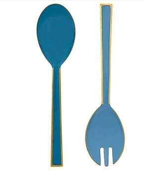 Jogo com 2 Colheres para Salada Spring to Life Pip Studio Azul