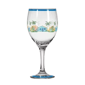 Jogo de 06 Taças De Água Brisas Da Bahia Maison Blanche 590 ml