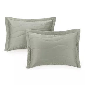 Jogo De 2 Porta Travesseiros 50X70CM Novara 300 Fios Trussardi Pistacchio