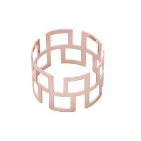 Jogo De 4 Anéis De Guardanapo Ion Rose Gold Hauskraft