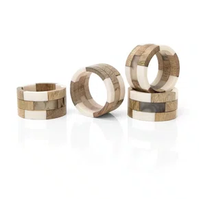 Jogo De 4 Aneis Para Guardanapo Baia Do Sancho Copa&Cia