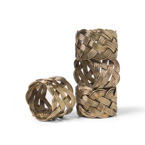 Jogo de 4 Argolas para Guardanapos Elizabeth Copa & Cia