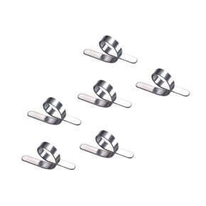 Jogo de 6 Argolas para Guardanapo Sissa Riva Aço Inox