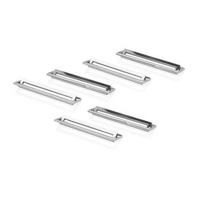 Jogo de 6 Descansa Talheres Linea Riva Aço Inox