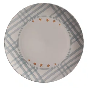 Jogo de 6 Pratos Rasos Coup Stoneware Expresso Polar Porto Brasil