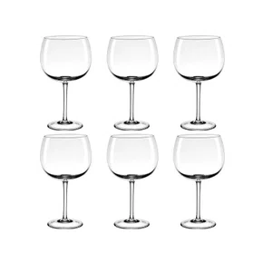 Jogo de 6 Taças de Cristal Para Gin Strauss 660ml