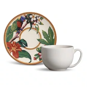 Jogo de 6 Xícaras para Chá Coup Amazônia Porto Brasil 260 ml