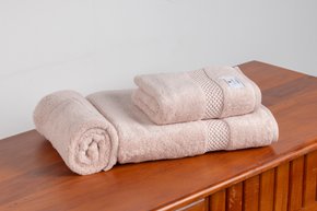 Jogo de Banho e Rosto 3 Peças Lolli Air LCL Home by Buddemeyer Rosa