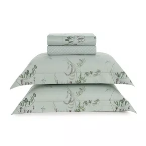 Jogo de Cama Casal Bronte 200 Fios Trussardi Estampado 2,20 x 2,60 m