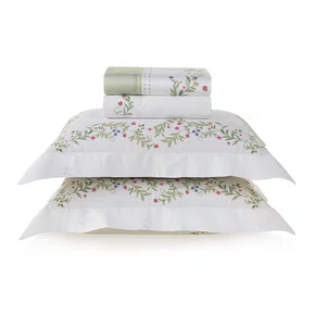 Jogo De Cama Casal Giardini 300 Fios Trussardi 2,20 x 2,80 m