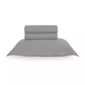 Jogo De Cama Casal Grasso 300 Fios Trussardi 2,20 x 2,80 m Marmo