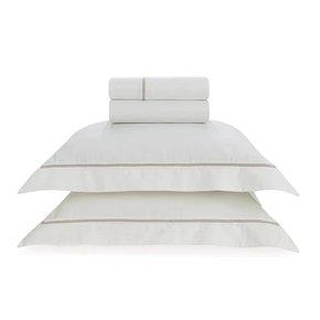 Jogo De Cama Casal Portello 300 Fios Trussardi 2,20 x 2,80 m