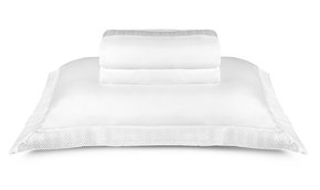 Jogo de Cama King The East V 300 Fios By The Bed Branco 2,60 x 2,80m Jogo de Cama King The East V 300 Fios By The Bed Branco 2,60 x 2,80m