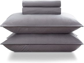 Jogo de Cama Queen 300 Fios 59st By The Bed Braco e Preto