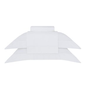 Jogo de Cama Queen 600 Fios Dallas II Buddemeyer Luxus Branco