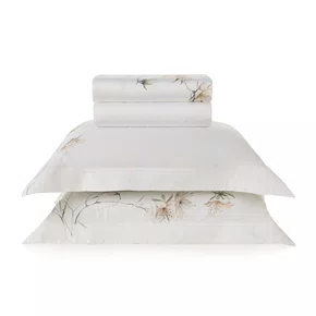 Jogo de Cama Queen Azalea 300 Fios Bambu Trussardi 2,40 x 2,80 m