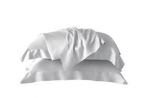 Jogo De Cama Queen Bali 400 Fios Bambu Kacyumara Branco