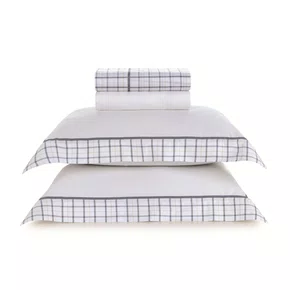 Jogo de Cama Queen Cirello 300 Fios Trussardi Estampado 240cm x 280cm