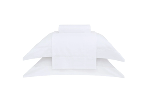 Jogo De Cama Queen Damask Stripes Buddemeyer Branco