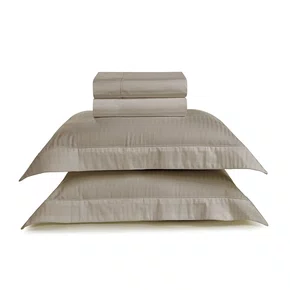 Jogo De Cama Queen Fratelli 300 Fios Trussardi Nocciola 2,40 x 2,80 m