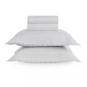 Jogo De Cama Queen Gaius 300 Fios Trussardi 2,40 x 3,00 m