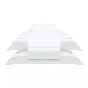 Jogo De Cama Queen Sáville 400 Fios Buddemeyer Luxus Branco/Verde Glace 260cm x 290cm